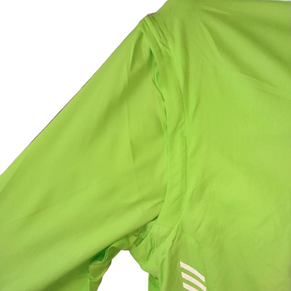 SILVINI Jacket VETTE Mens Neon Green Cycling Running Active Windbreaker NEW - Picture 9 of 12